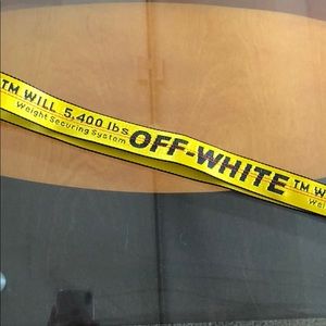 mini yellow-Industrial Off-White Belt